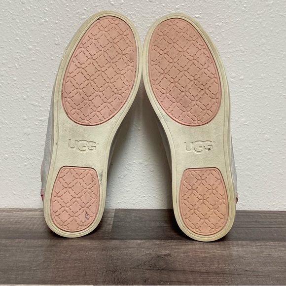 UGG Women’s Sneaker Suede Pink and Gray Casual Fashion sz 10 - Picture 13 of 13